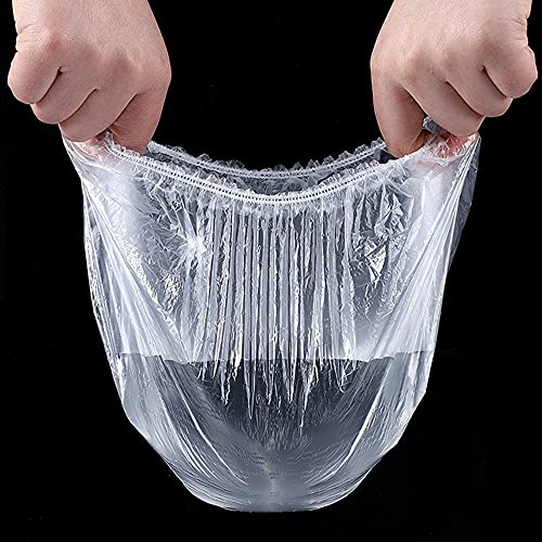 200Pcs Elastic Fresh Keeping Bags, Stretch Plastic Wrap Bowl Covers Food Storage Covers Alternative To Foil For Family Outdoor Picnic Universal Kitchen Wrap Seal Caps #TOP3