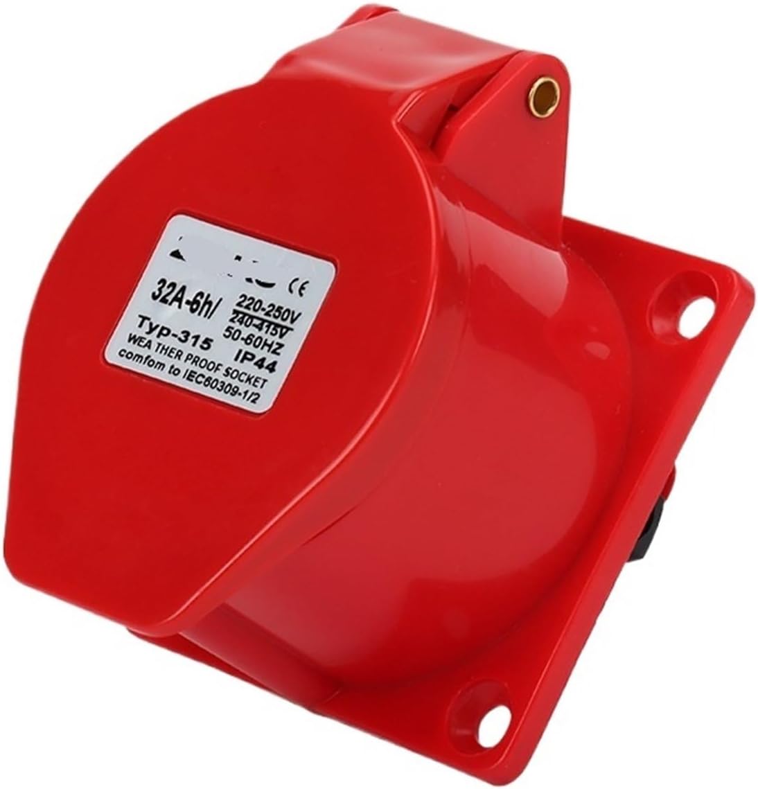 ZQ-315 Aviation Socket 5 Holes 16A5X16A Waterproof IP44 Industrial Connector