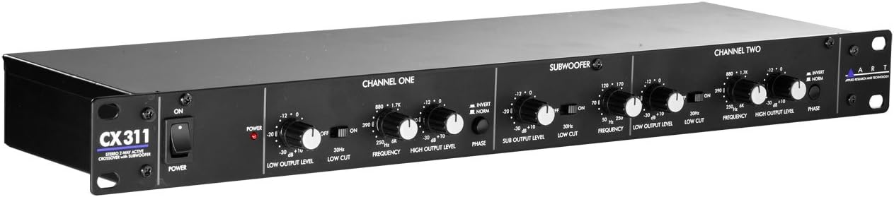 Crazy Deals ART CX311 2-Way Crossover with Subwoofer Output Hottest Sales ART CX311 2-Way Crossover with Subwoofer Output