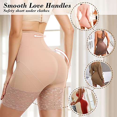 Naten Body Shaper Shorts For Women Tummy Control Slip Shapewear Thigh Slimmer Waist Slimming With Lace Under Dresses #TOP1