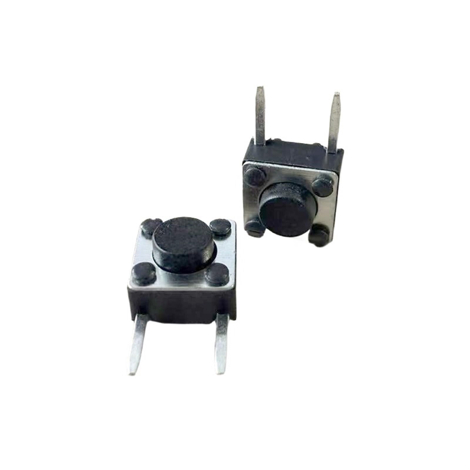 50 sztuk 6 x 6 (strona 2-pinowa) przełącznik dotykowy 6 x 6 x 4,3/4,5/5/5,3/5,5/6/7/8/9/10 mm DC12V/50mA typ poziomy miedziane stopy przełącznik przyciskowy mikrofon(K075i004-9.0)
