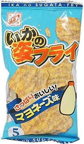 Amazon 全珍 いかの姿フライ マヨフライ さっぱりマヨネーズ味 5枚 10袋 全珍 駄菓子 通販