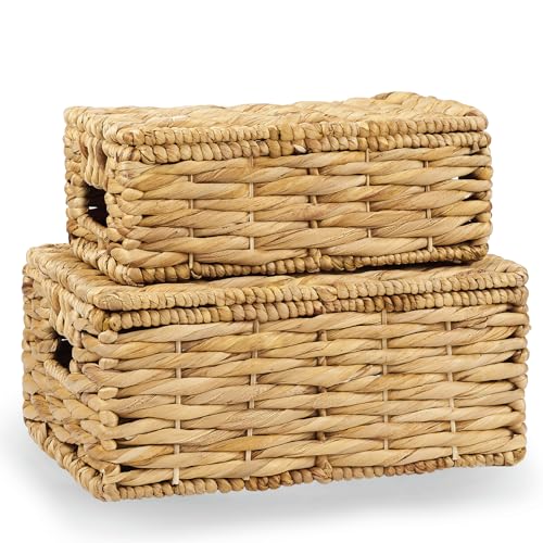 Canecas Ovaladas de Mimbre Juego 2 Piezas miniatura 3