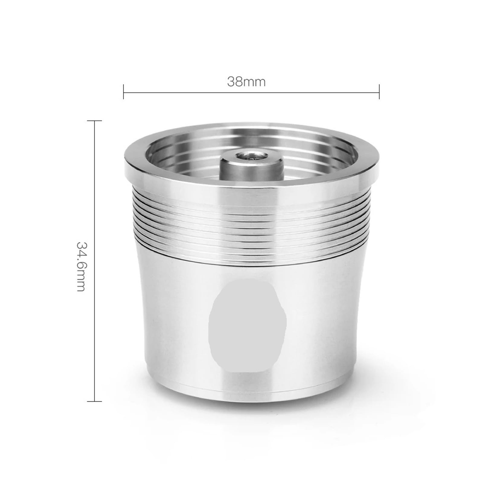 Capsules Métalliques Réutilisables En Acier Inoxydable Et Cuillère Doseuse, Compatibles Avec Illy, Filtres Rechargeables For Machine À Café(3capsules)