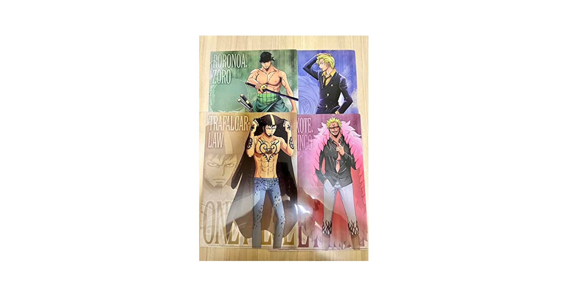Amazon.co.jp: ONE PIECE ワンピース 漢たちと雨 クリアファイル