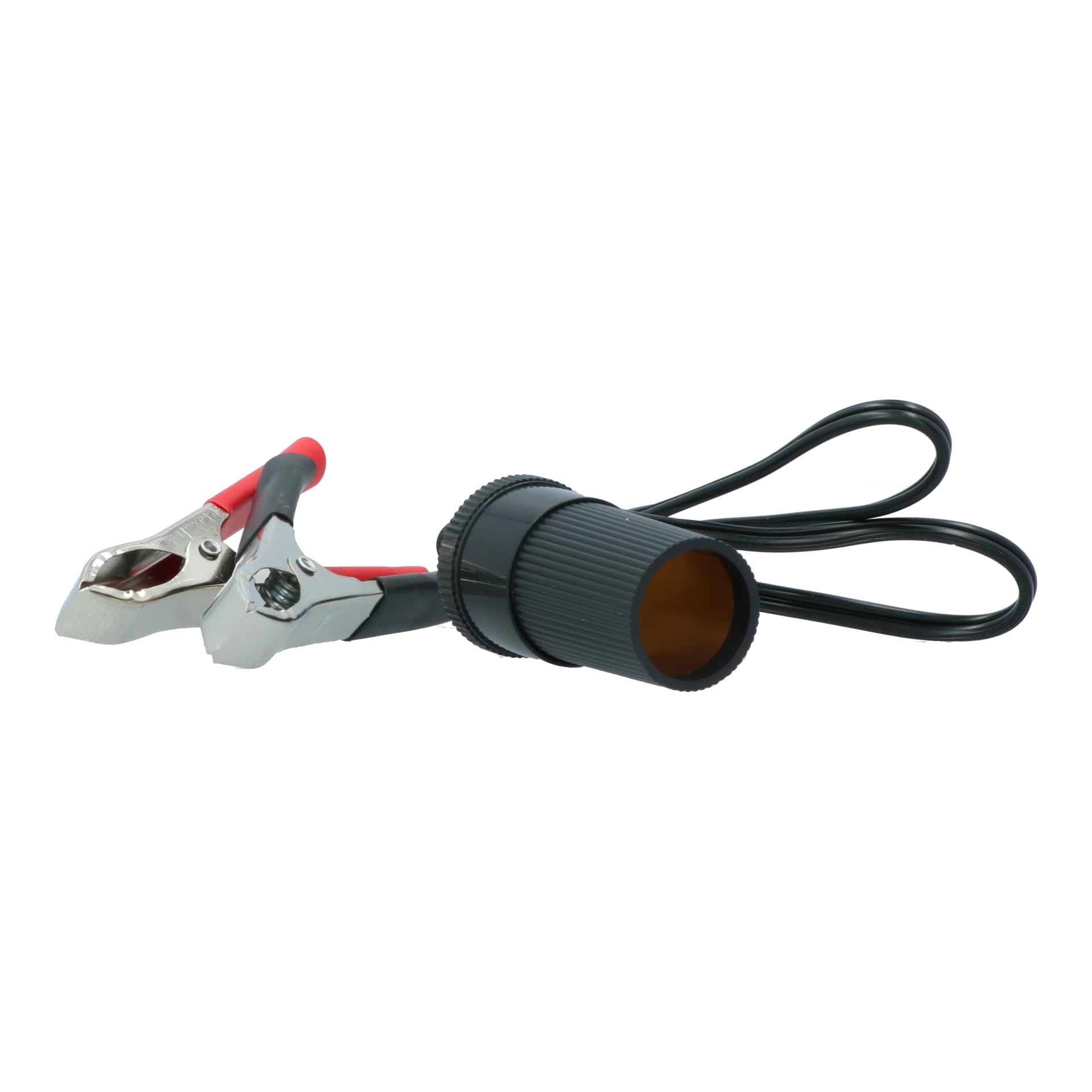 12v Accessory Socket With Battery Clamps Crocodile Clips