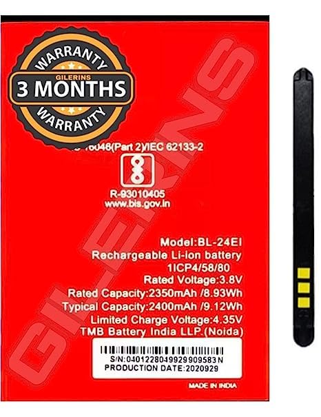 Image of Original BL-24EI Battery for Itel A23 Pro /IT 1508 / A 41 / A 40 / A 44 Pro /A 41 Plus /A 44 / A 44Air / A46 / L5502 / L5503 / IT1508 Plus [2400mAh] Battery with 3 Month Warranty***** (P8)