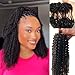Feather Crochet Knotless Pre-Separated Crochet Hair Extensions Kinky curly 100% Human Hair Crochet Braid Hair Extensions Natural Color 20Inch 120g