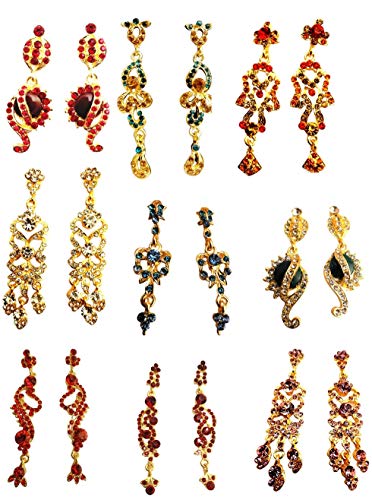 Lot de 6 paires de boucles d'oreilles créoles vintage Cover
