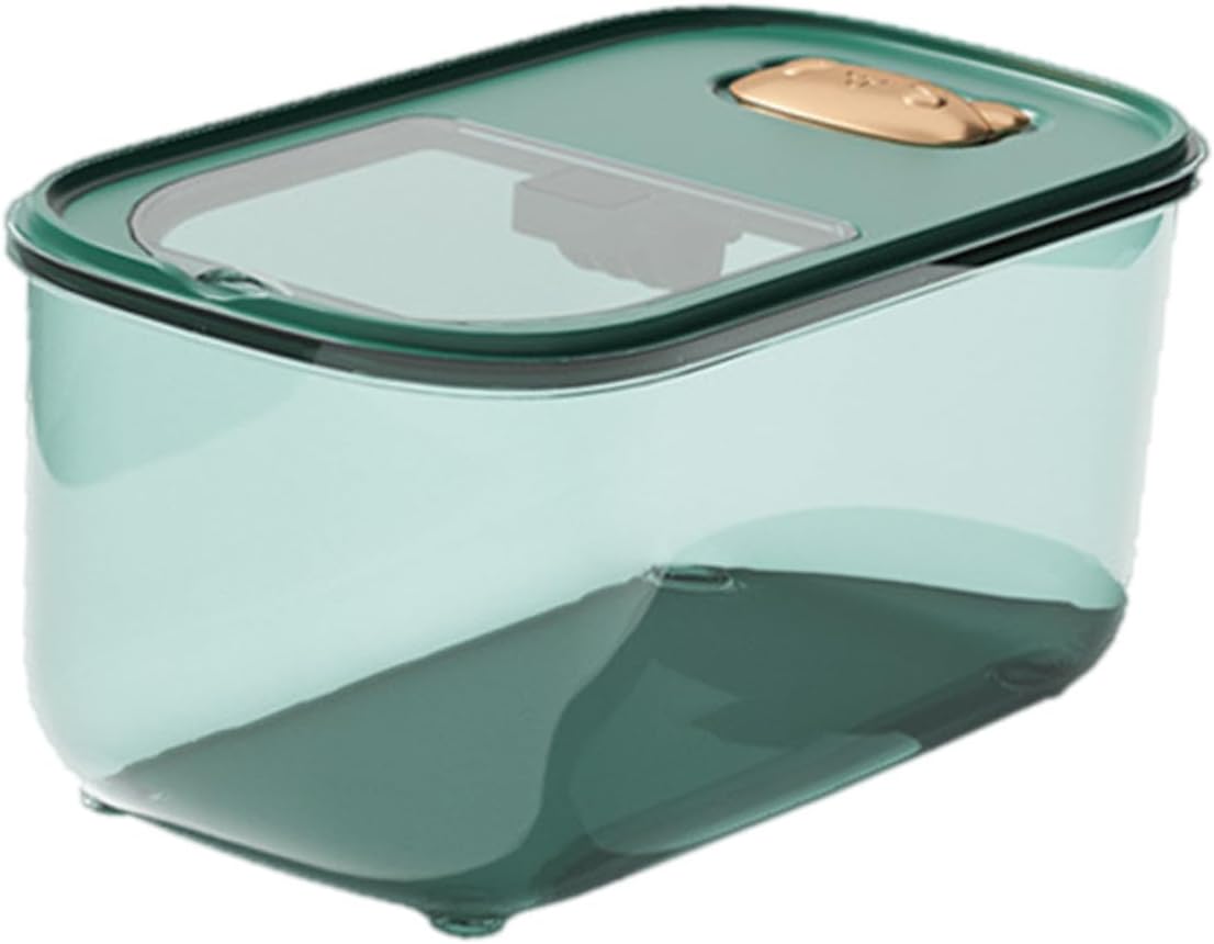 Multi-function Rice Storage Bucket 10lb Sealed Plastic Rice Container Moisture-proof Household Grain Storage Bin with Lid for Kitchen Pantry