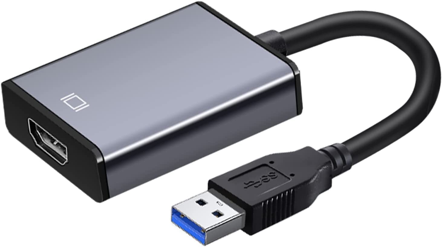 RuhZa® Genuine USB 3.0 HDMI Adapter, HDMI to USB 1080P(1920X1080P) Video Converter for Laptop, PC, Monitor Compatible with Windows XP/7/8 & 10 Multi Colour [Not Suppored Mackbook]
