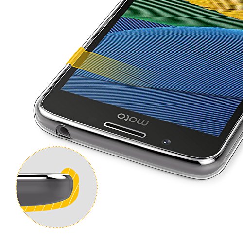 EasyAcc Motorola Moto G5 Custodia, Clear Ultra