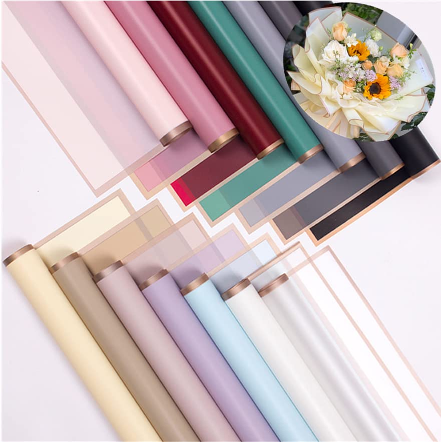 Papier cadeau imperméable pour bouquets de fleurs et fêtes élégantes