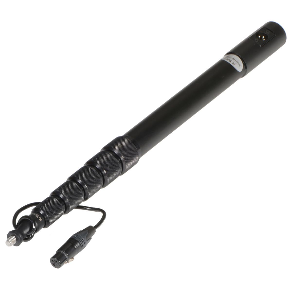 KE79CCR Avalon Series Aluminum Traveler Boom Pole with Coiled Cable, 3-Pin XLR, Side Exit