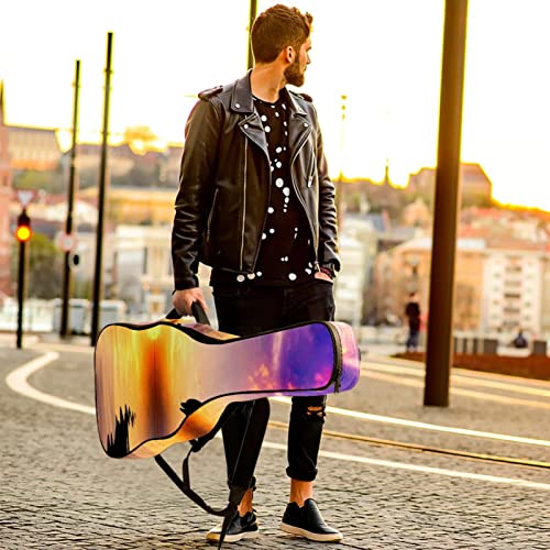 Housse de transport étanche pour guitare avec bandoulière réglable Motif feuilles de palmier Vert, Multicolore 05, 42… - Les Beatles, Paul McCartney, John Lennon, RIngo Starr, George Harrison Housse de transport étanche pour guitare avec bandoulière réglable Motif feuilles de palmier Vert, Multicolore 05, 42… – Image 7