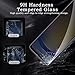 [2+2 Pack] Privacy Screen Protector for Samsung Galaxy A25 5G, Anti-Spy Shatterproof Tempered Glass with Camera Lens Tempered Glass 9H Hardness Bubble Free Anti-Glare Case Friendly