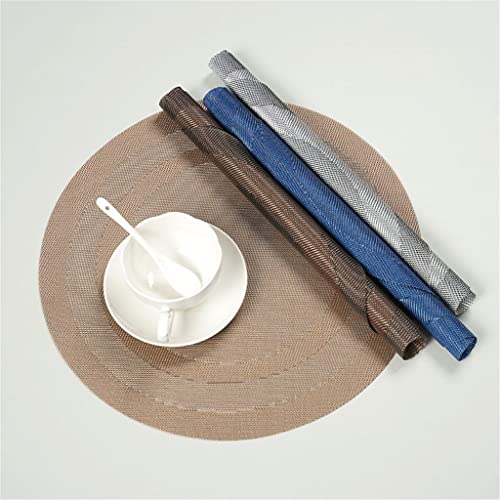 Napperons ronds table tapis isolant maison en PVC 38cm pour vaisselle et plat
