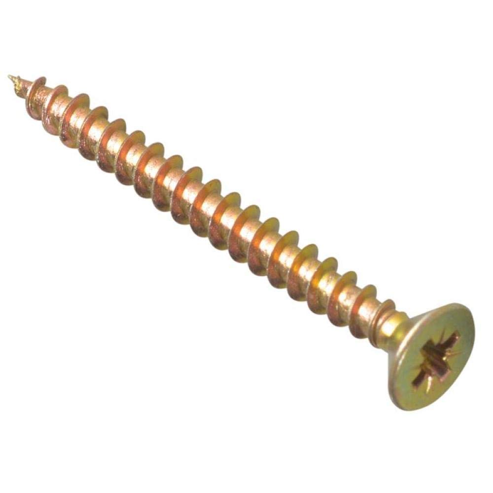 Forgefix Multi-Purpose Pozi Compatible Screw Csk St Zyp 5.0 X 55Mm Box 200