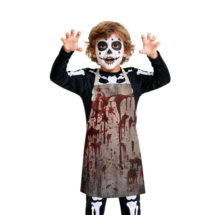 MERAGO Kids Apron Costume Prop for Girls Boys Cosplay Party Cooking Baking