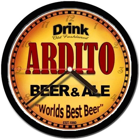 ARDITO beer and ale wall clock