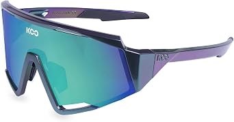 KOO Spectro Sunglasses I Performance Eyewear for Road, Triathlete & Cyclocross Sports - Iridescent MDD