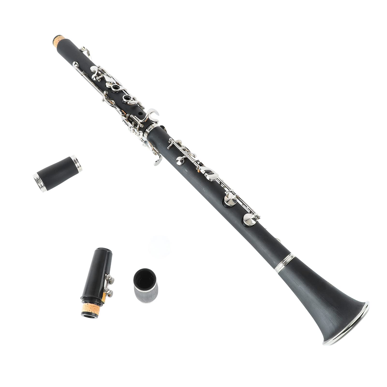 Yctze Clarinete G Professional G de 17 Key con Cuerpo de Plástico de Engine para Clase de Música y Rendimiento