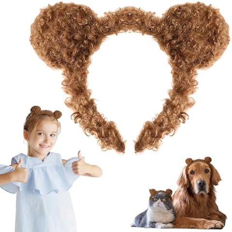 Sibba Brown Bear Ears Headband for Women Cover