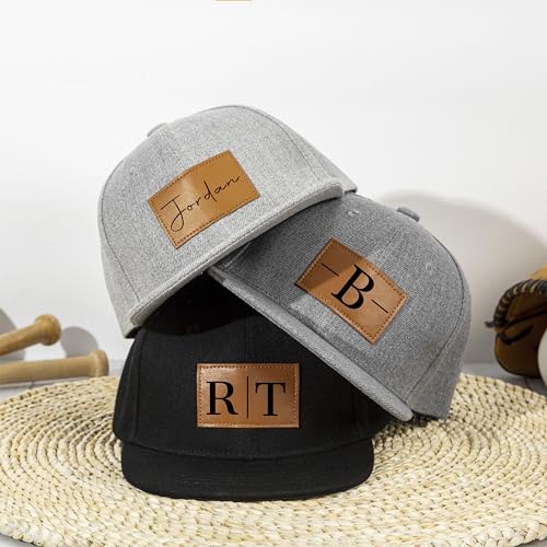 Personalized Toddler Hat, Custom Baby Hat Adjustable Snapback Hat Kids Sun Hats for Infants Baby Boys Girls4