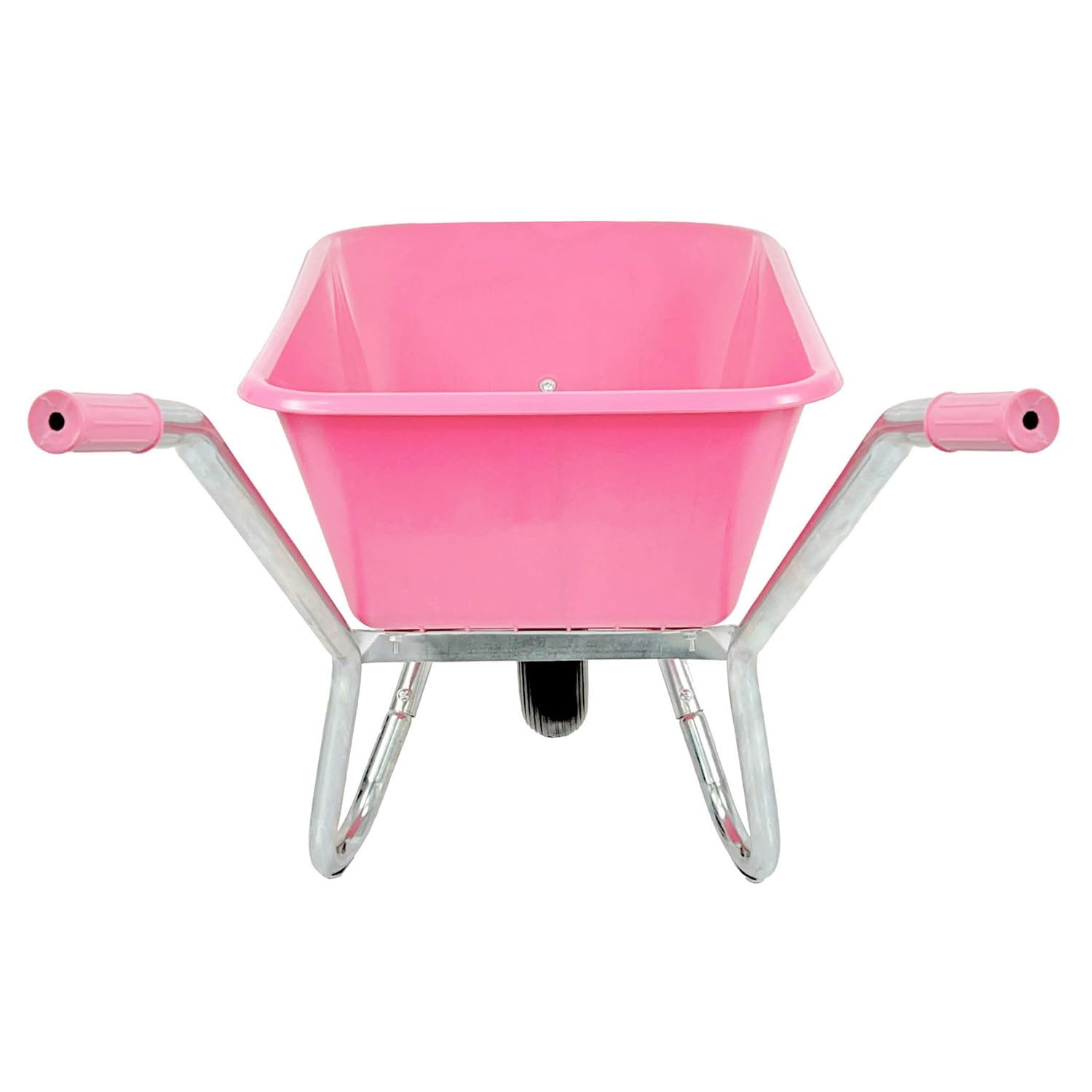Matrix Schubkarre 100l Liter 250 kg verzinkt Vollgummireifen Schubkarren groß Garten Scheibtruhe Bauschubkarre Kunststoffwanne pink | Rahmen verzinkt | Metall Felge mit Kugellager | leicht und stabil