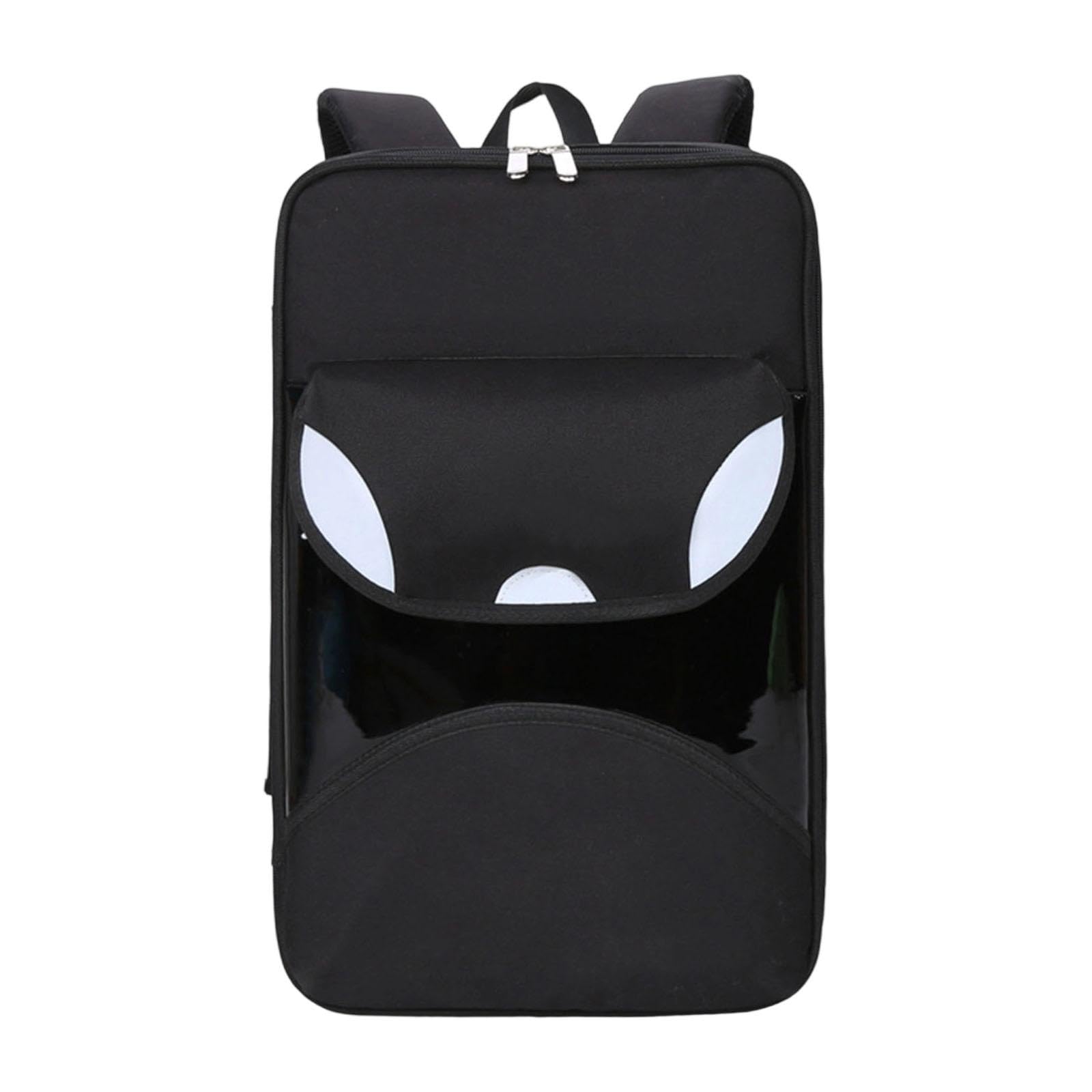 Fenteer Drum Mallet Pouch Bolsa para Drumsticks Estuche Protector de Baquetas de Batería Mochila de Oxford con Asa Funda de Gran Capacidad Adecuada para Prof, Negro
