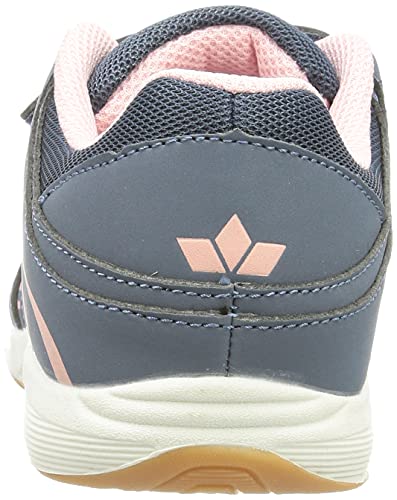 Lico Unisex Kinder Active Indoor V Hallenturnschuhe, Grau Rosa, 34 EU – Ansicht 2