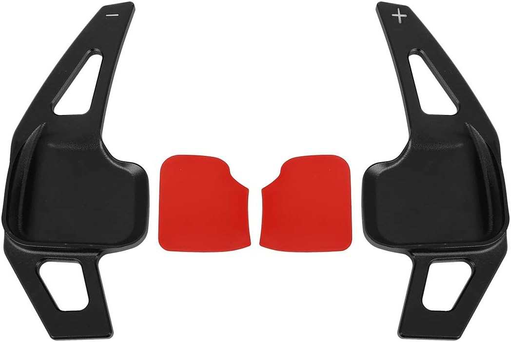 X AUTOHAUX Pair Aluminum Alloy Blue Steering Wheel Shift Paddle Shifter Extension Cover for BMW X1 X2 X3 X4 X5 X6 Series F22 F23 F30 F31 F33 F34 F15 F16 F25 F26