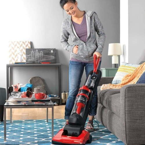 Upright Bagless Vacuum Cleaner ud20120nc Red 10.00 x 11.00 x 43.00 inches