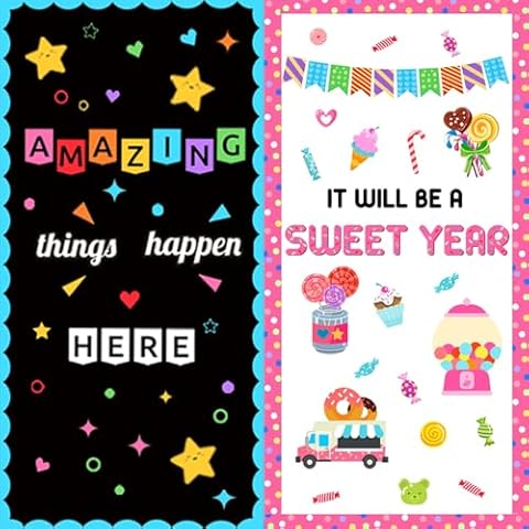 LioNergy Classroom Bulletin Board Decoration Set Welcome Bulletin Board Wall Door Decor for Kindergarten Preschool Elementary Middle School Cover