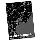 Postkarte Neustadt in Holstein Die erfolgreiche Marke Mr. & Mrs. Panda bietet dir liebevolle Geschenk für jedne Anlaß