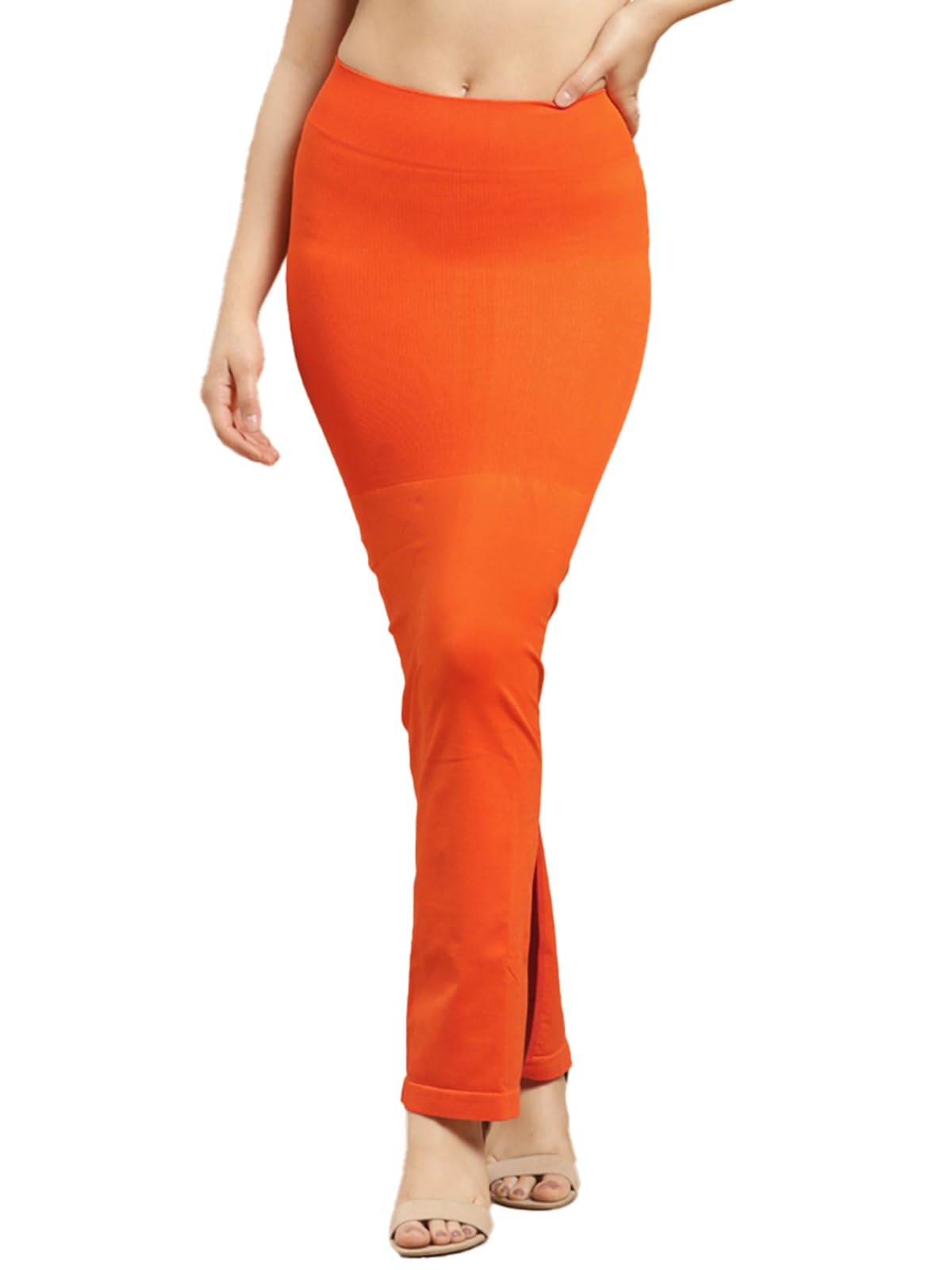 CloviaWomen's Petticoat Style Saree Shapewear with Side Slit in Violet