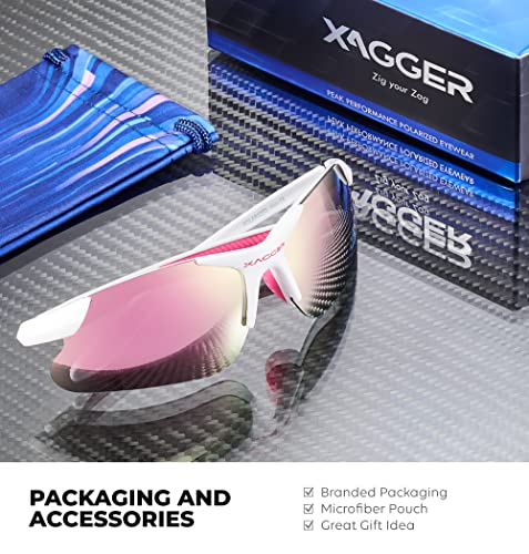Xagger Youth Polarized Sports Sunglasses For Boys Girls Age 8-14 Kids Teens Lightweight Baseball Softball Cycling Running Glasses #TOP4