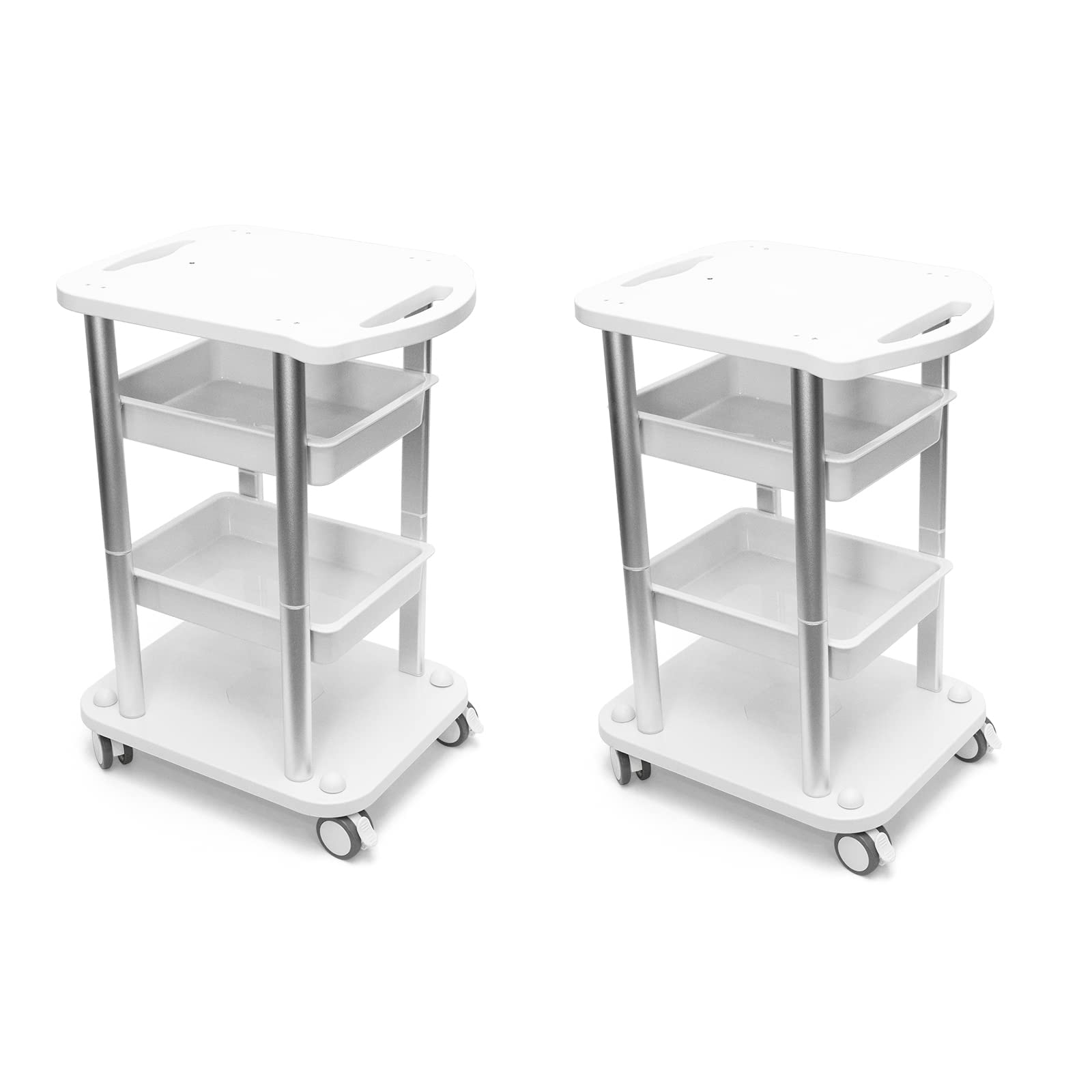 Photo 1 of Elitzia 4-Tier Rolling Spa Cart - Silver
