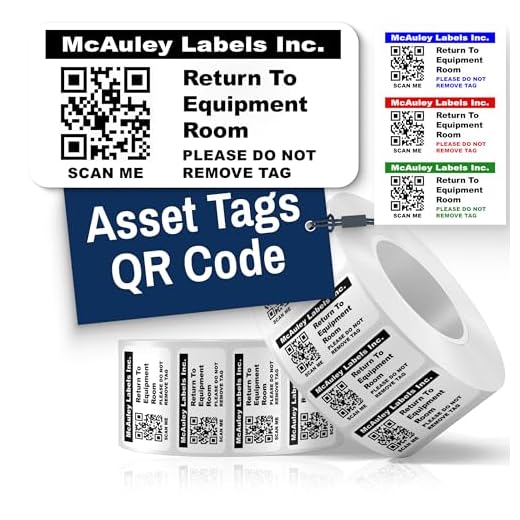 Custom QR Code Asset Tags