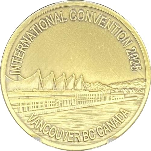 10 Pack of AA International Convention 2025 Medallions 90 Years Language of The Heart BC Vancouver Canada