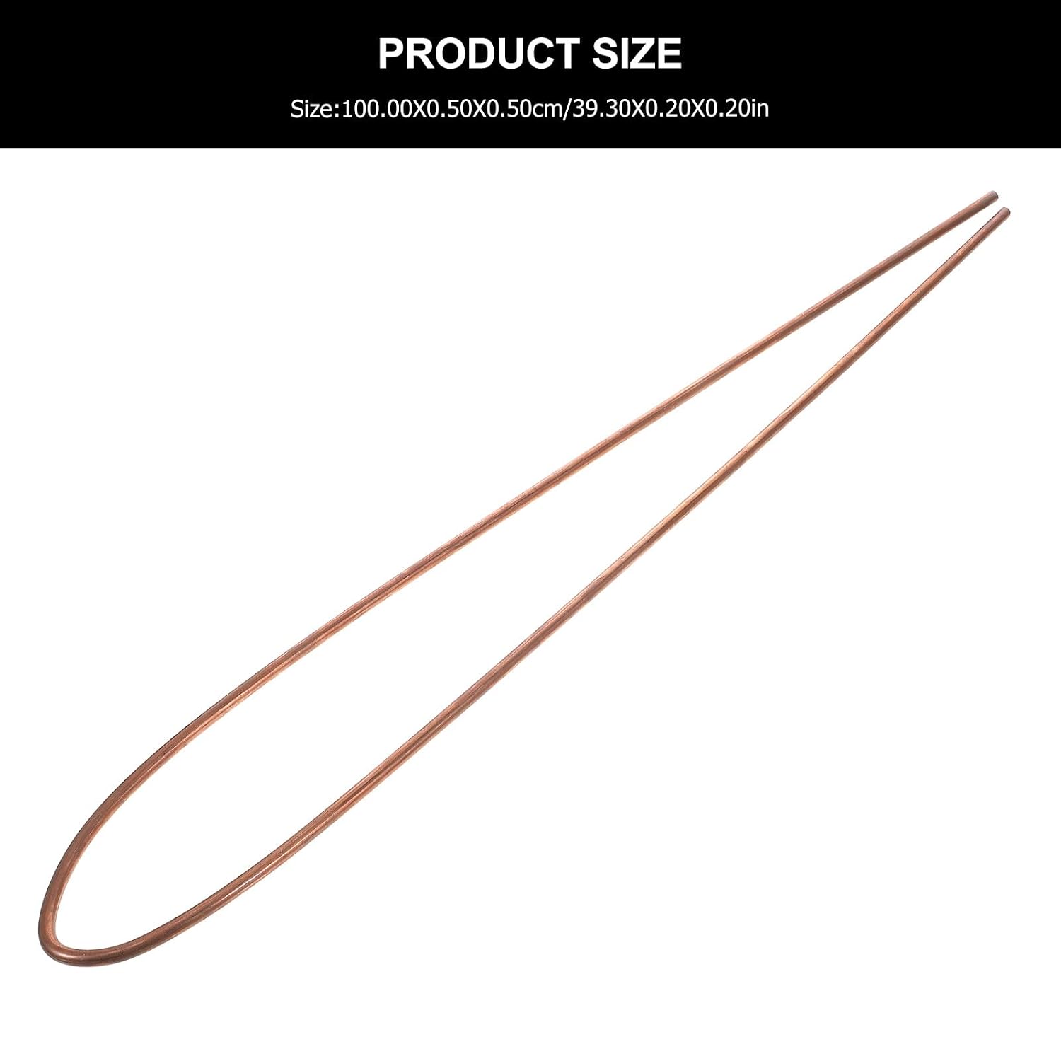 5mm Diameter 39.37 Inch 99.9% Pure Copper Rod Solid Copper Bar for Metal Crafting and Industrial Use
