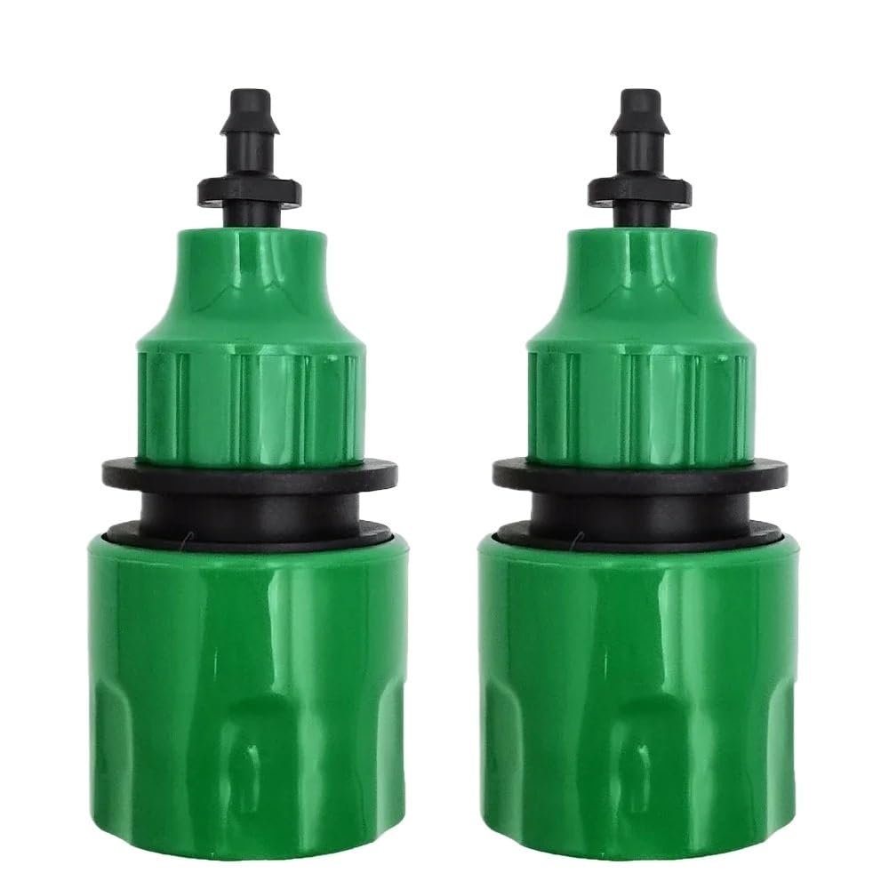 Connettore rapido per tubo dell'acqua in plastica, 5 pezzi, connettore per tubo da giardino, sistema di irrigazione a goccia, parti di attrezzature per irrigazione