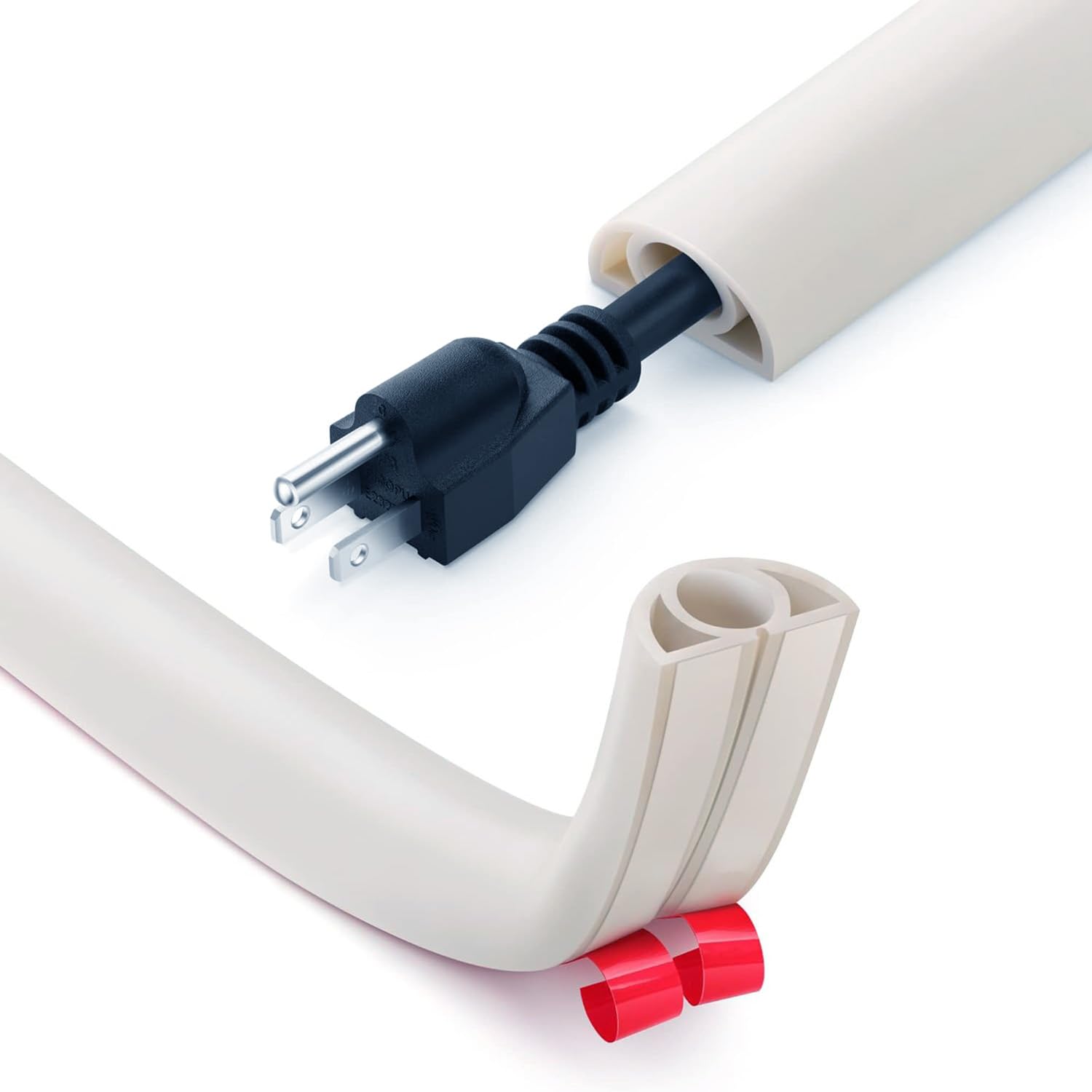 Amazon.co.jp: より厚い配線モール フロアコードカバー ケーブル