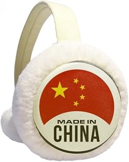 China Round National Chinese Winter Ear Warmer Cable Knit Furry Fleece Earmuff Outdoor