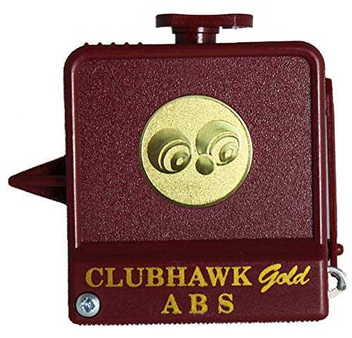 Henselite Clubhawk Gold ABS 9ft String Bowls Measure (Burgundy)