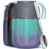 Soup Thermos for Hot Food for Kids Adult, BEAQUEE Vacuum Insulated Lunch Container Stainless Steel...