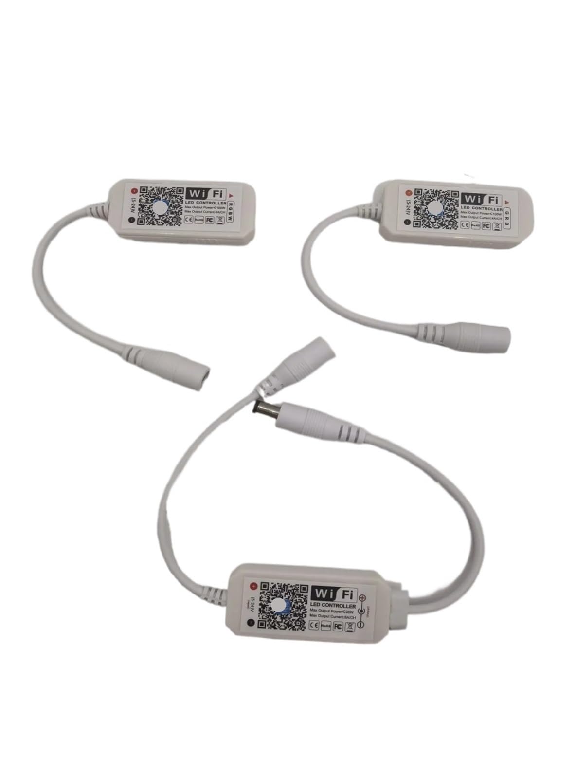 Kontroler WiFi RGBW Magic Home Mini DC12V-24V nadaje się do taśm świetlnych LED, panel świetlny z funkcją rozrządu 1600 (WIFI Single Color)