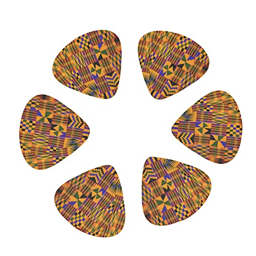 Ensemble de 12 médiators de guitare à motif ethnique africain pour guitare acoustique, guitare électrique, contrebasse… - Les Beatles, Paul McCartney, John Lennon, RIngo Starr, George Harrison Ensemble de 12 médiators de guitare à motif ethnique africain pour guitare acoustique, guitare électrique, contrebasse… – Image 3
