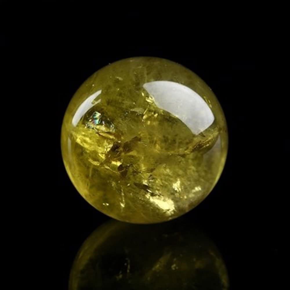 Amazon.co.jp: 天然石 シトリン 丸玉 Citrine 黄水晶 シトリン 原石