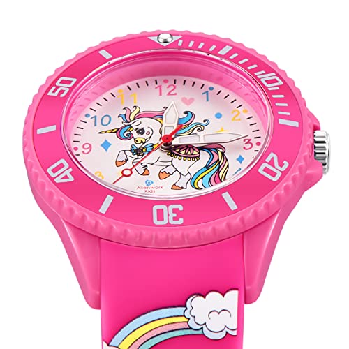 Reloj infantil Alienwork para aprender la hora con impermeabilidad de 5 ATM 2